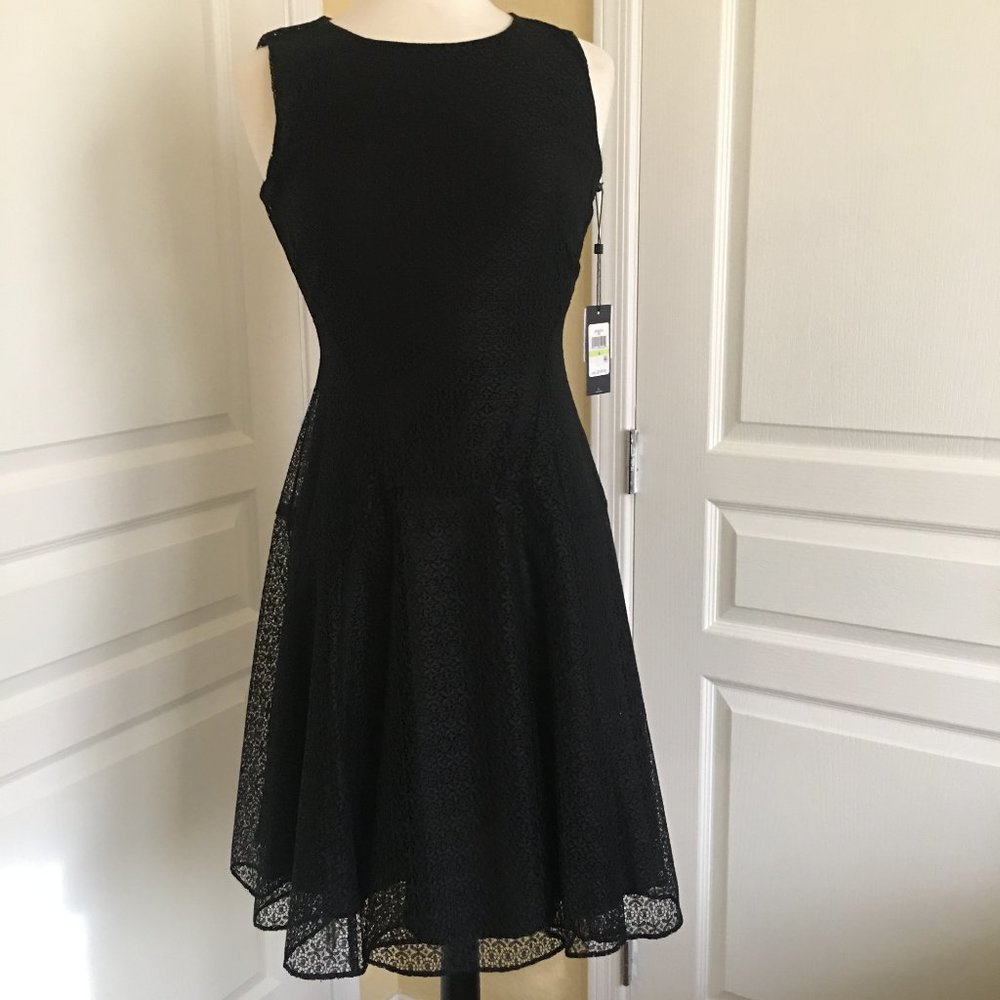 NWT Tommy Hilfiger Woven Black Dress, Size 4